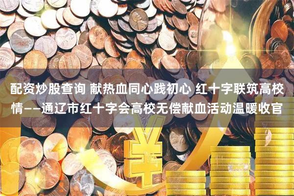 配资炒股查询 献热血同心践初心 红十字联筑高校情——通辽市红十字会高校无偿献血活动温暖收官